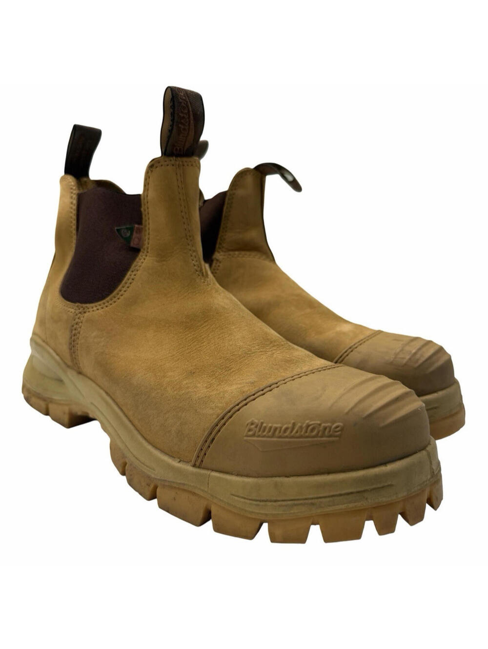 Blundstone Extreme 989 Steel Toe Chelsea Work Boots Wheat Size US 11